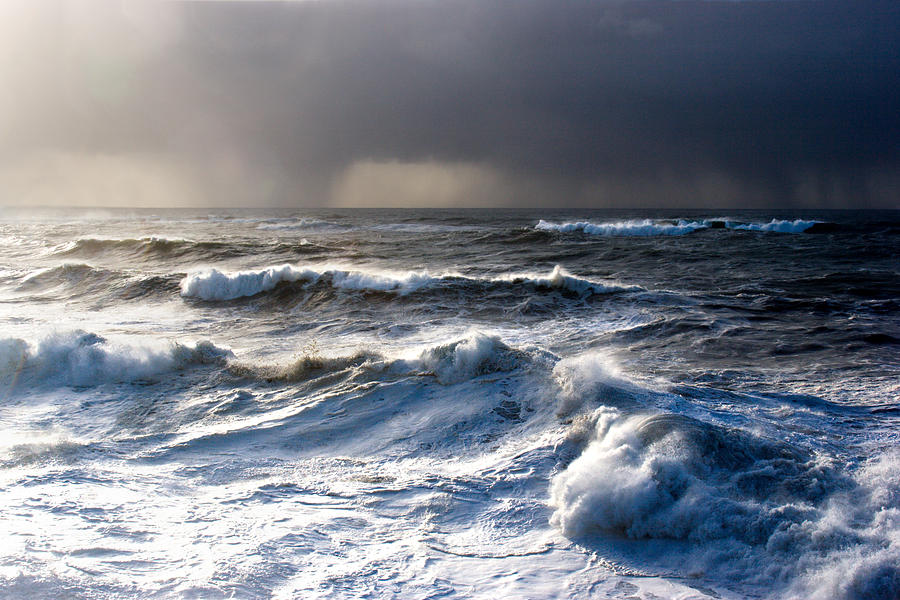 Storm At Sea Photograph By Dave Lines