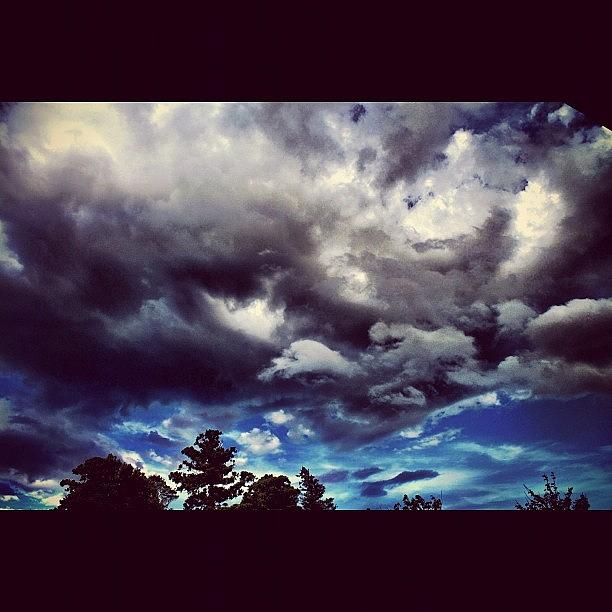 Nature Photograph - Storm Cloud In Front Of My House by Julianna Rivera-Perruccio