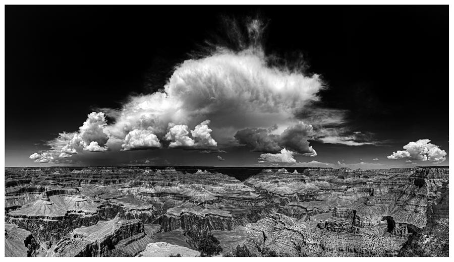 Grand Canyon National Park Photograph - Storm Clouds and Grand Canyon - Grand Canyon National Park by Luke Parsons