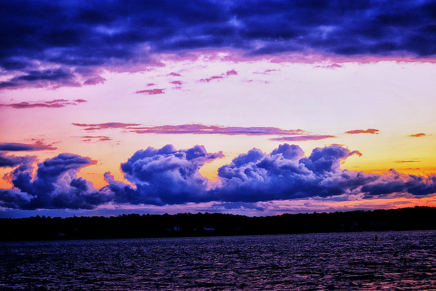 Storm Clouds at Sunset Photograph by Kelly Reber