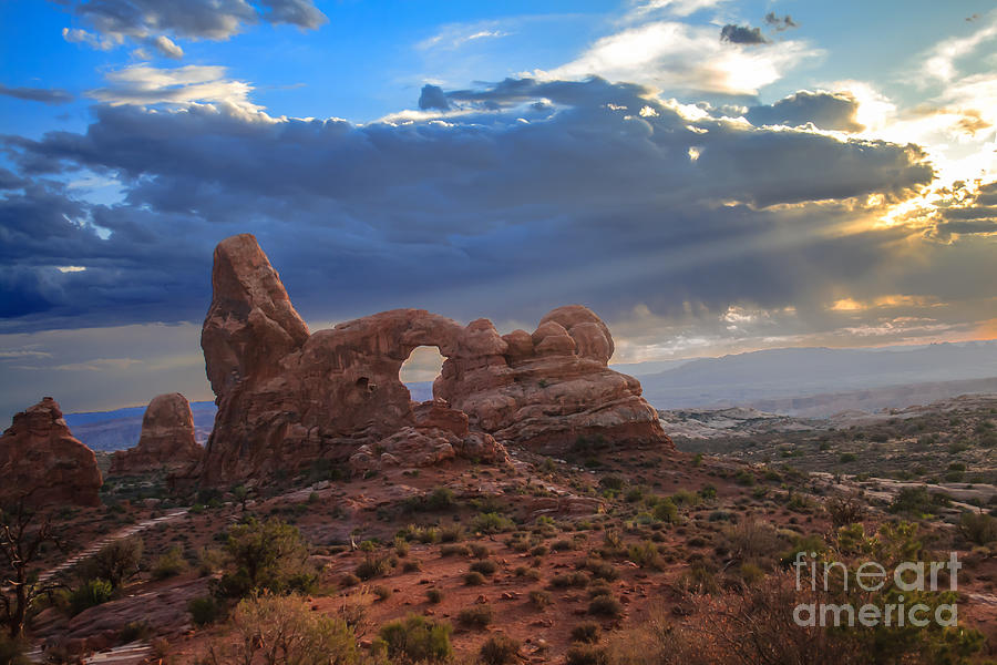 Arches National Park Photograph - Storm Clouds by Robert Bales