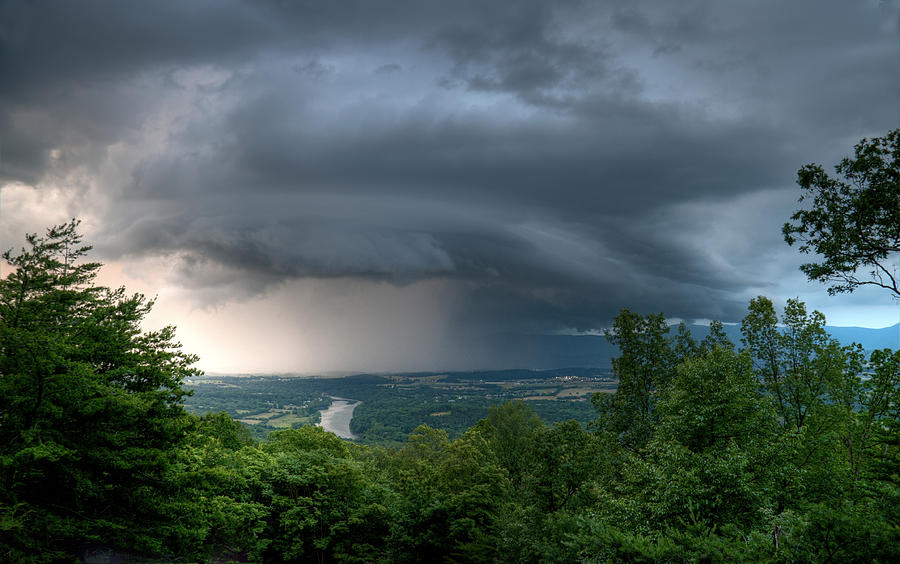 Storm over Shenandoah Photograph by Lara Ellis