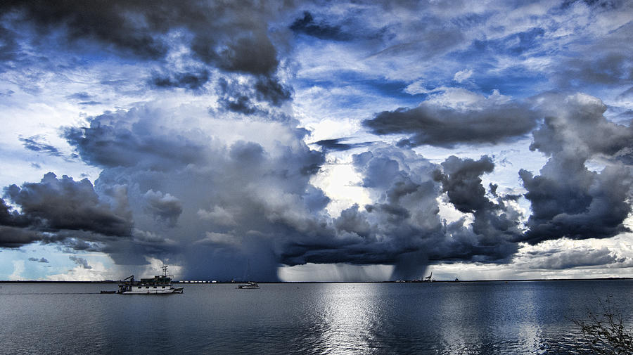 Storm Over the Ocean Photograph by Douglas Barnard