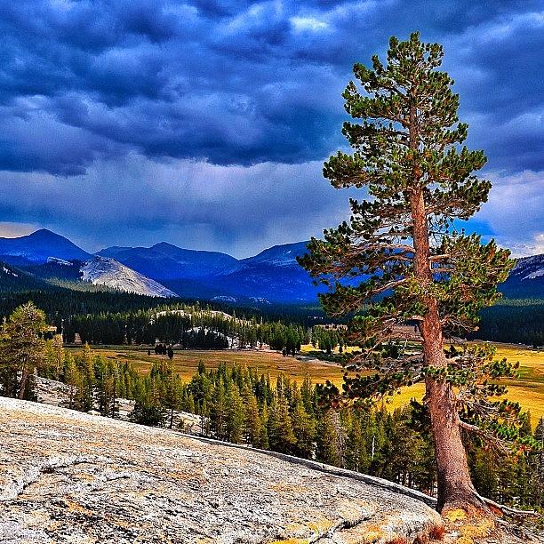 Yosemite National Park Photograph - Storm Rolling In, Tuolumne Meadows by Chris Bechard