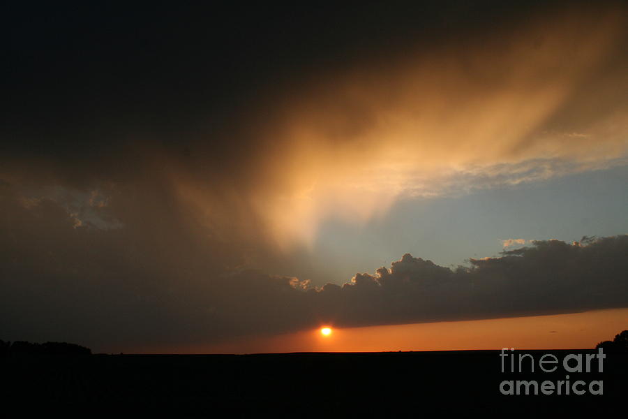 Storm Sunset Photograph