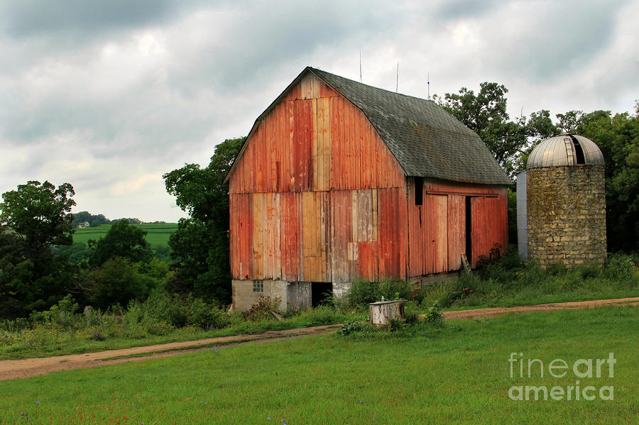 Stormy Barn 2 Photograph by Perry Webster