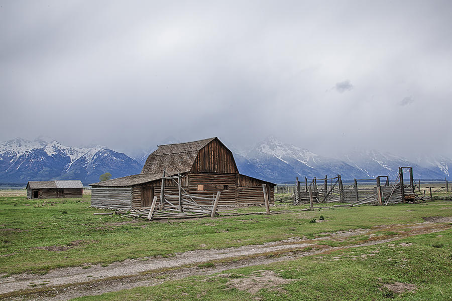 Stormy Barn Photograph by Jack R Perry