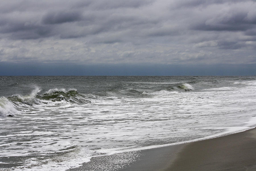 Nature Photograph - Stormy Day in Surfside by Teresa Mucha