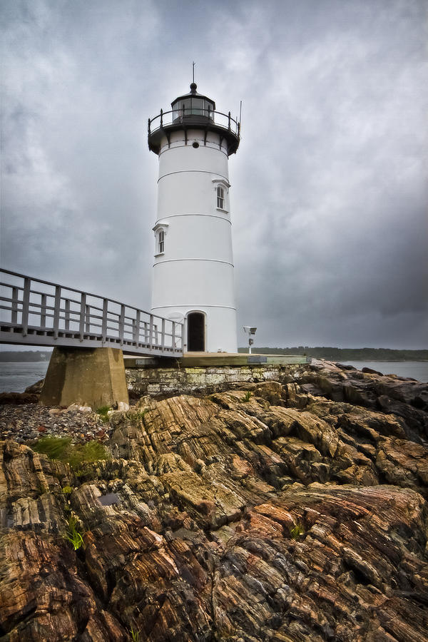 Stormy Lighthouse Photograph by Robert Clifford