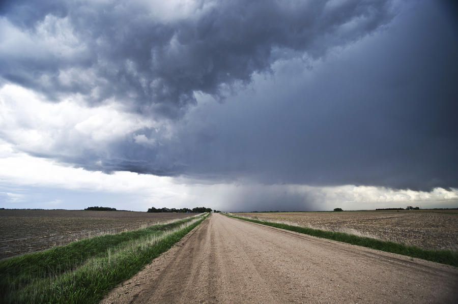 Stormy Road Scene Photograph by Jennifer Brindley - Fine Art America