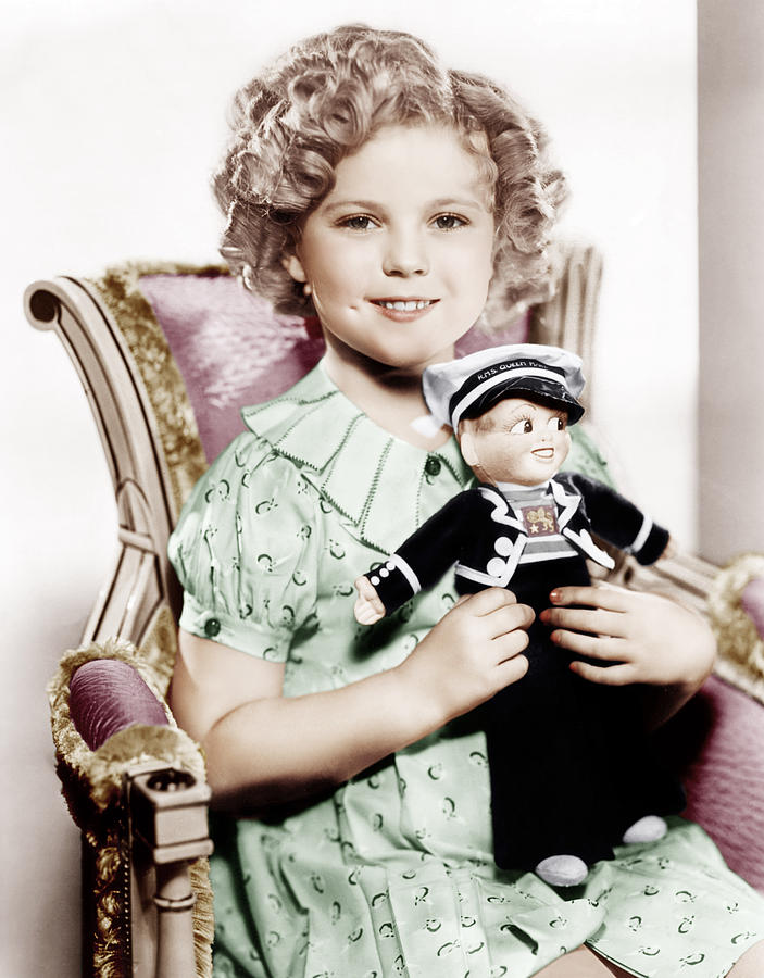 Movie Photograph - Stowaway, Shirley Temple, 1936 by Everett