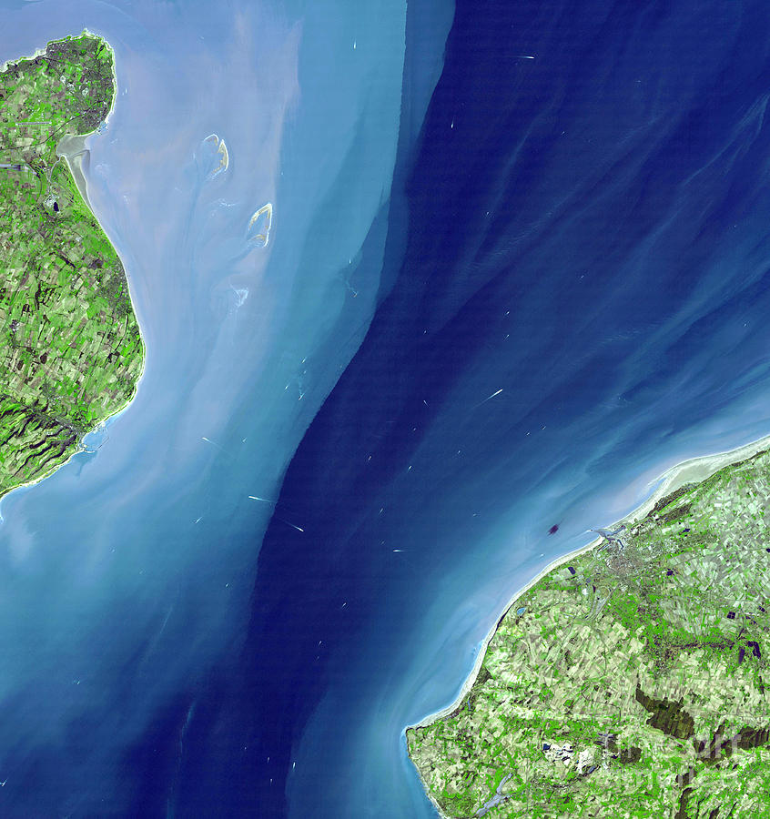 Strait Of Dover Photograph by Nasa