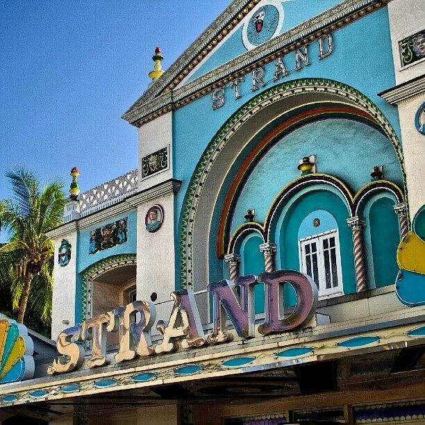Architecture Photograph - Strand - Key West, Florida #strand by Troy Thomas