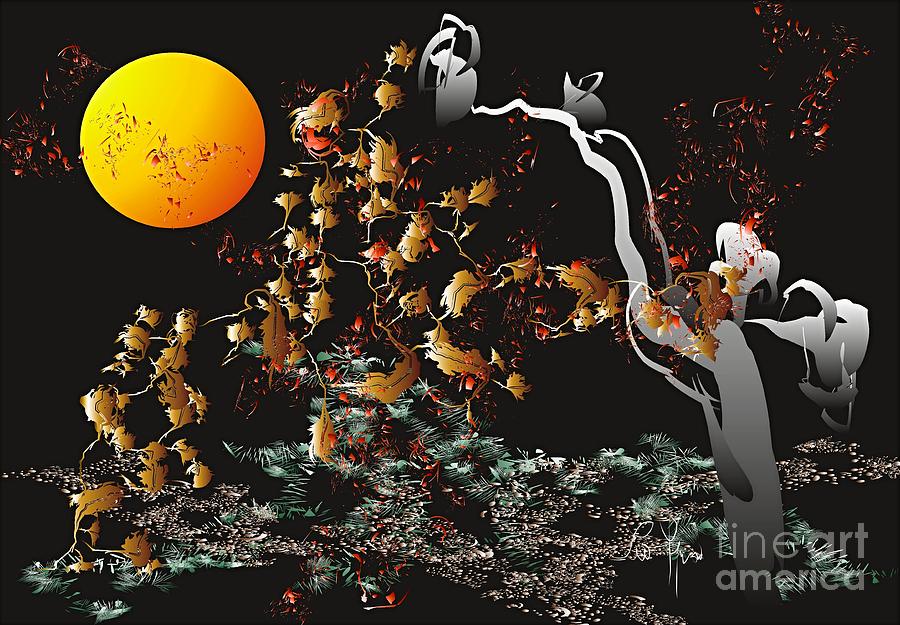 Strange Autumn 2011  Digital Art by Leo Symon