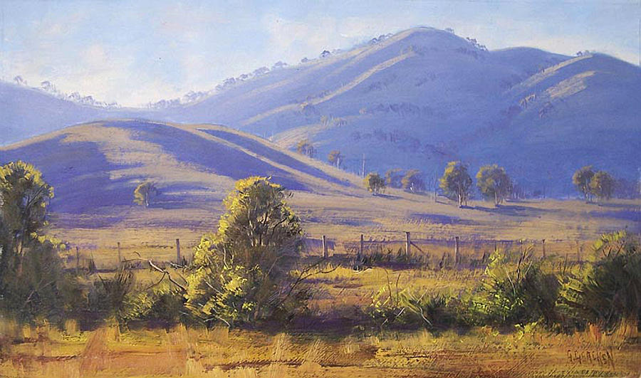 Mountain Painting - Strath Creek Victoria by Graham Gercken