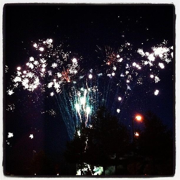 Stratty Fireworks #canadaday Photograph by Paisley Lake