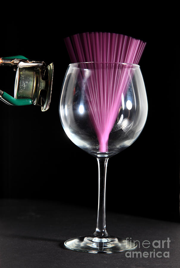 Straw In A Glass At Resonance Photograph by Ted Kinsman