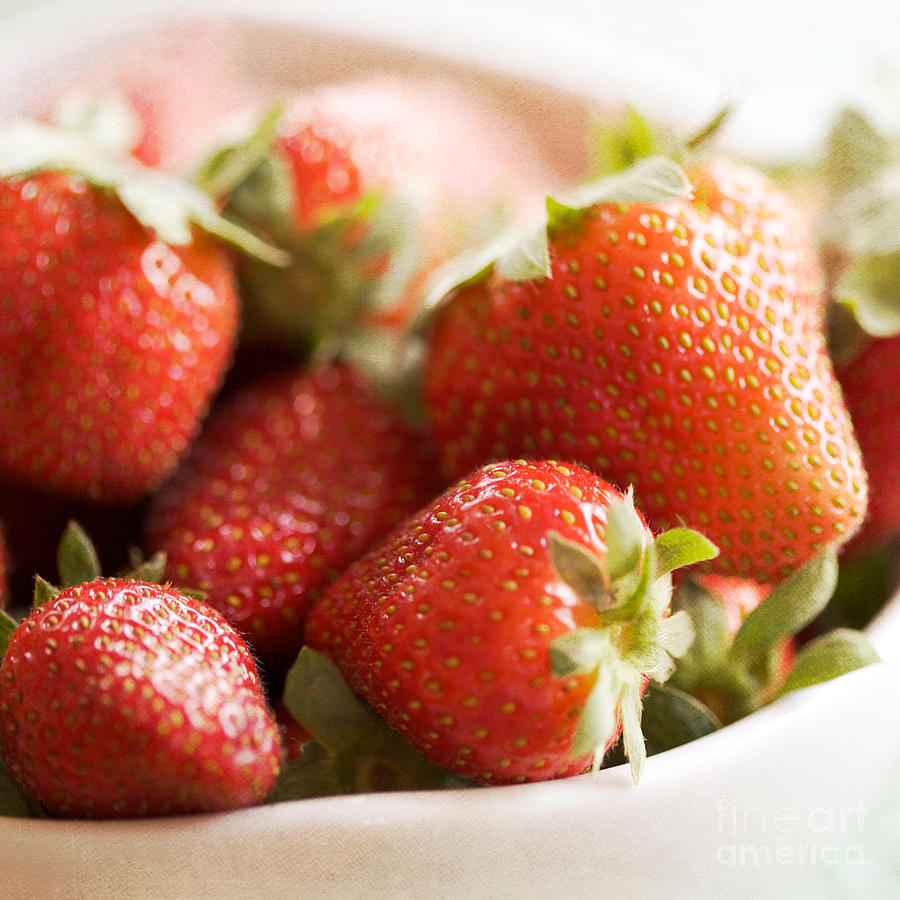 Strawberry Photograph - Strawberries by Kim Fearheiley