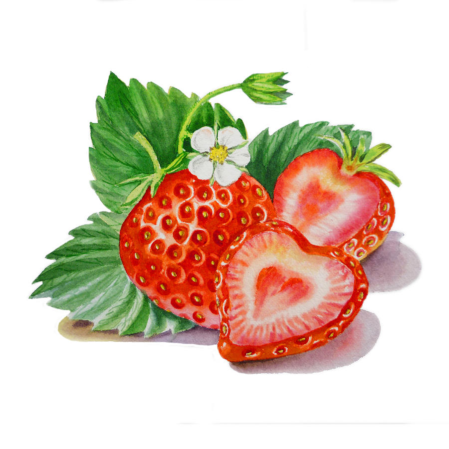 Strawberry Heart by Irina Sztukowski