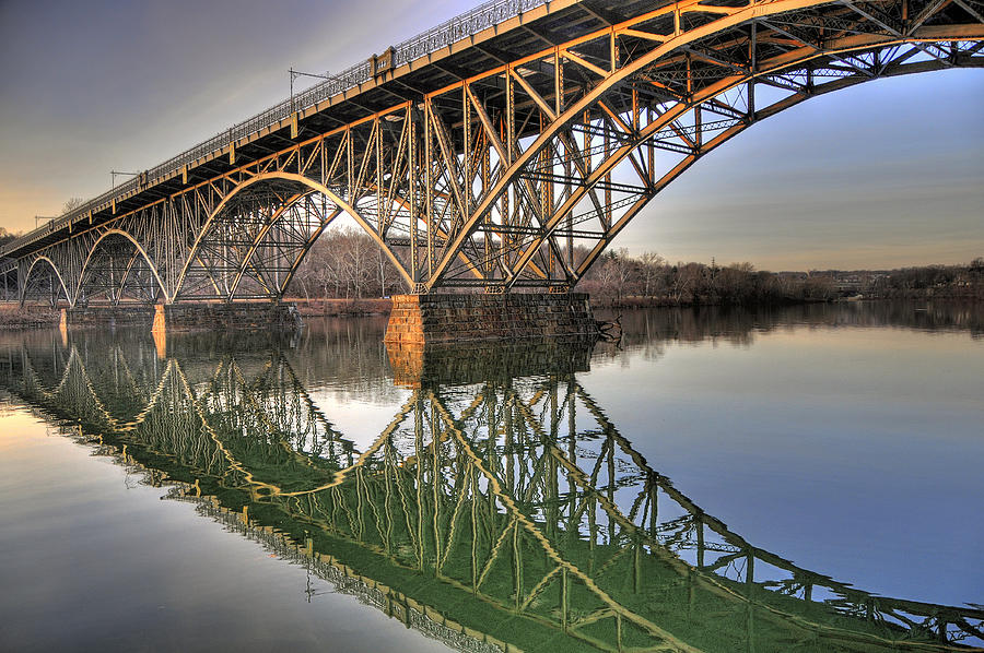 Philadelphia Photograph - Strawberry Mansion Bridge by Dan Myers