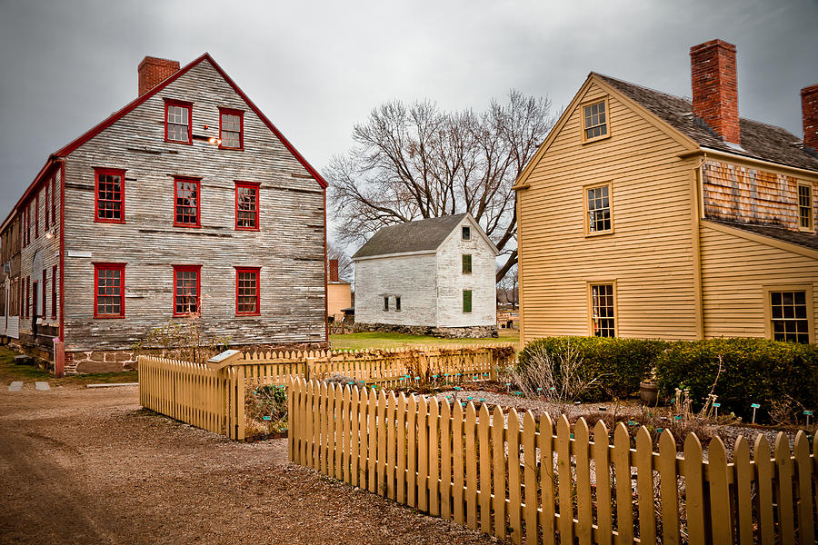 Strawbery Banke Houses Photograph by Robert Clifford