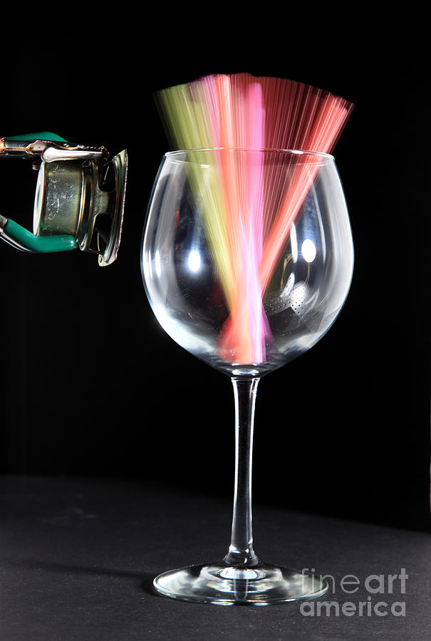 Straws In A Glass At Resonance Photograph By Ted Kinsman Fine Art America