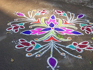 Street Art Of Tamil Nadu kolam 4 Photograph by Rajan V