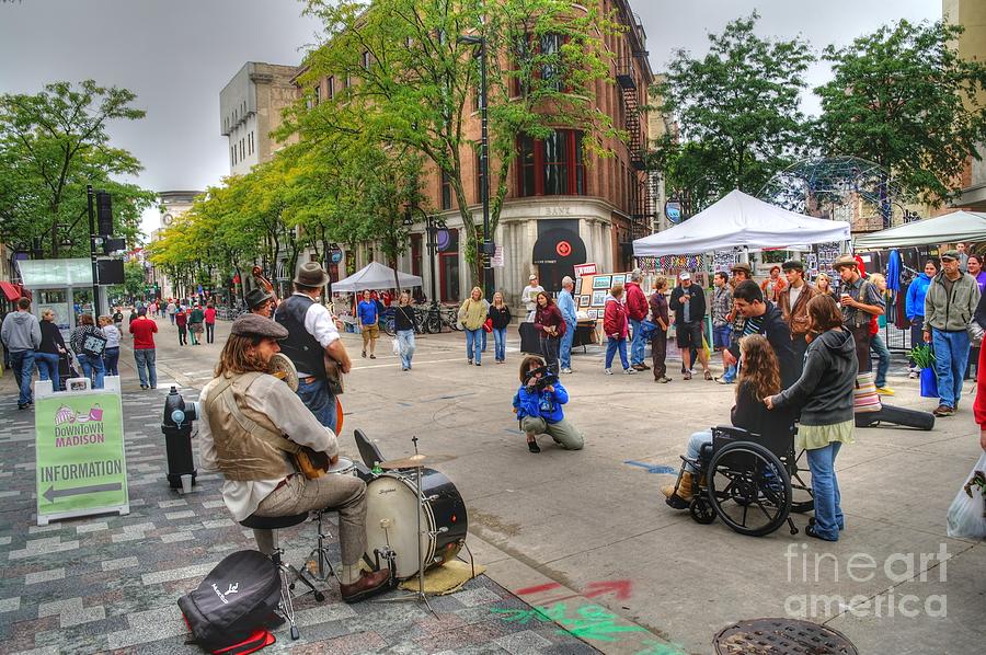 Street Concert Photograph by David Bearden - Pixels