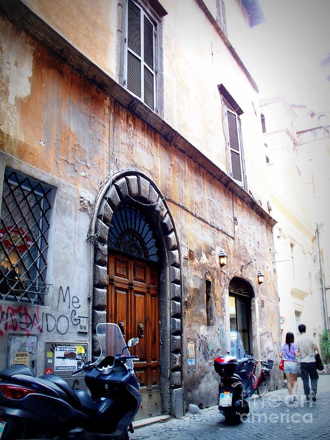 Street in Rome Photograph by Tatyana Searcy