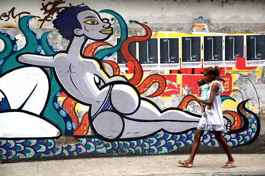 Rio De Janeiro Photograph - Street Life Rio de Janeiro by Joe Rondone