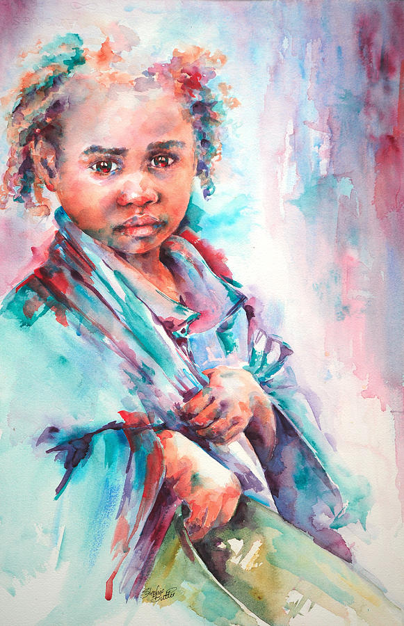 Portrait Painting - Street Life by Stephie Butler