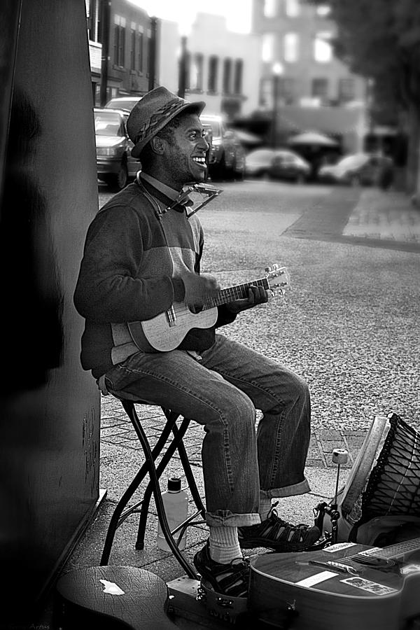 Street Performer Photograph by Gray  Artus