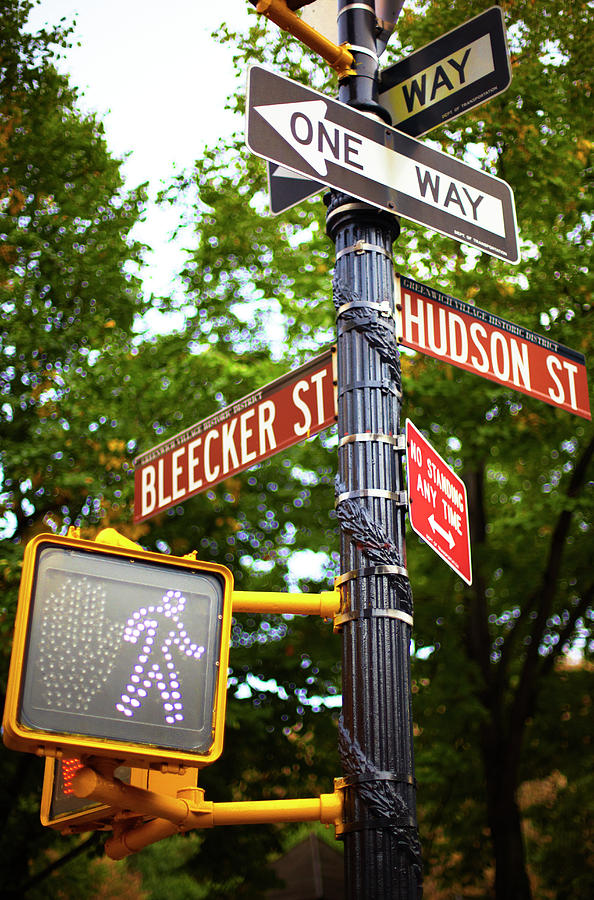 Street Signs In Nyc Photograph by Thomas Northcut