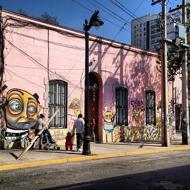 Chile Photograph - #street #streetart #arte #art by Sebastian Mayorga