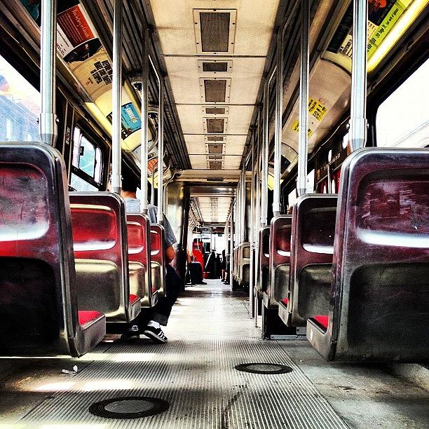 Toronto Photograph - #streetcar #toronto #ttc #queenstreet by Caelan Mulvaney
