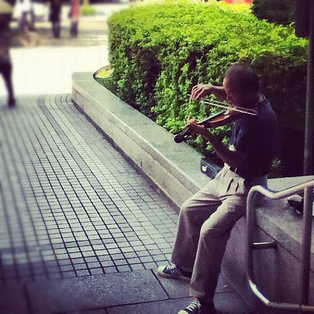 Music Photograph - #streetperformer Level: #asian. This by Angela Shipley