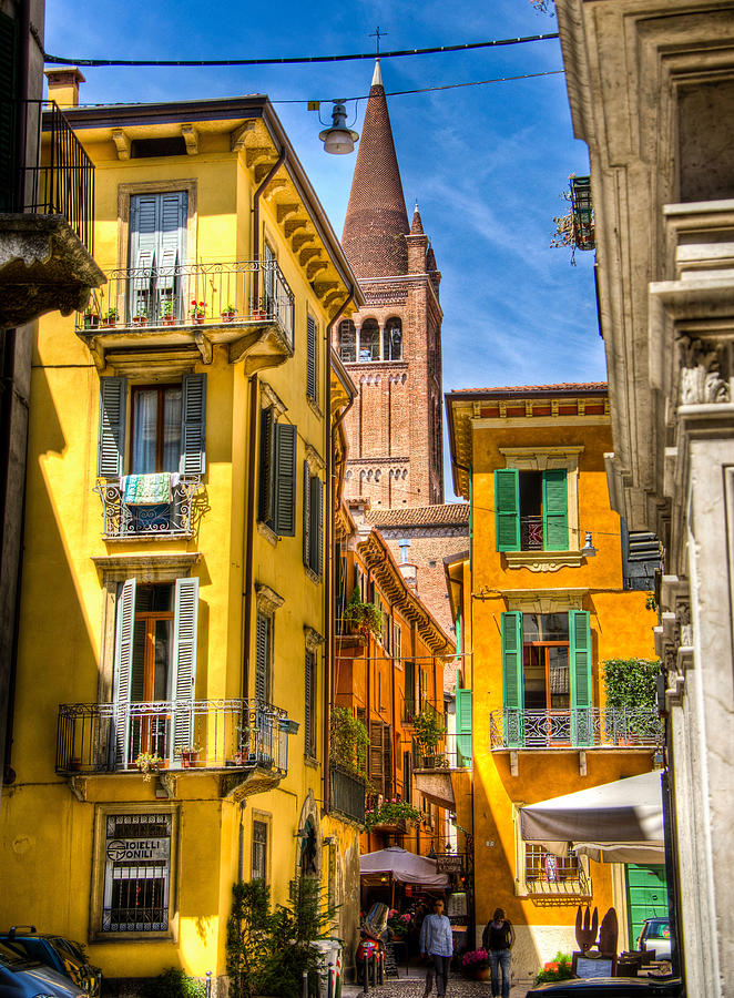 Streets Of Verona Photograph by Jon Berghoff