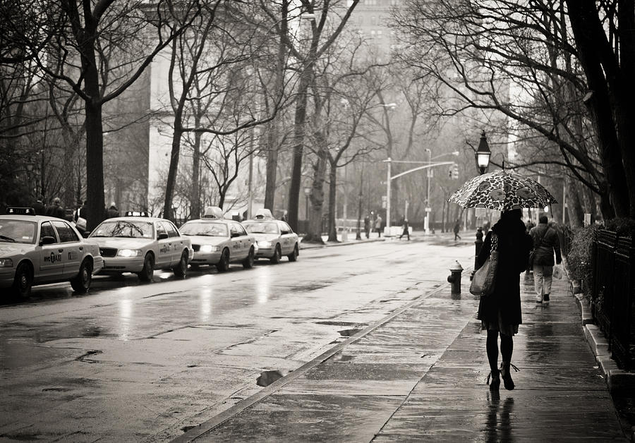 Streets Slick With Promise - Greenwich Village Photograph by Vivienne Gucwa