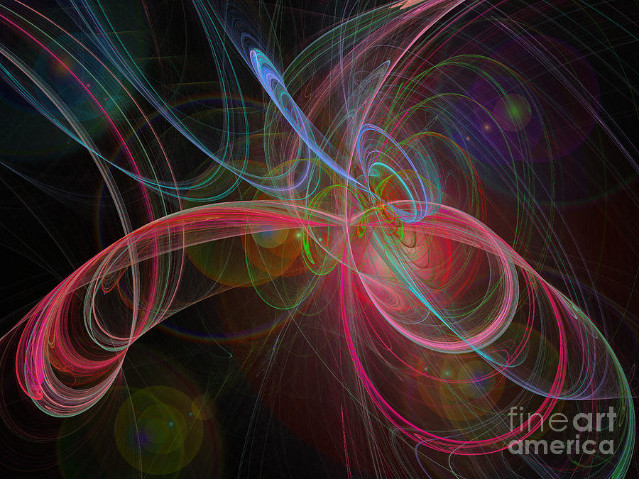 Strings In Motion Digital Art by Andee Design