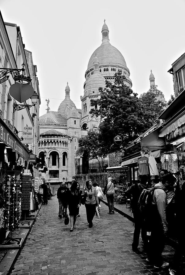 Strolling Montmartre Photograph by Eric Tressler