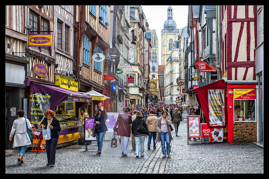 Strolling Rouen Photograph by Jason Wolters
