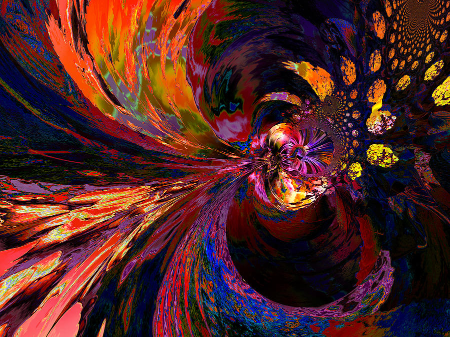 Abstract Digital Art - Strong attractor by Claude McCoy