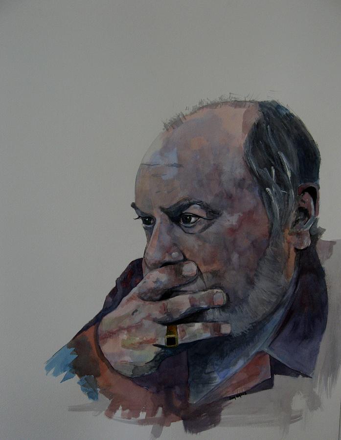 Study for Albert Painting by Ray Agius