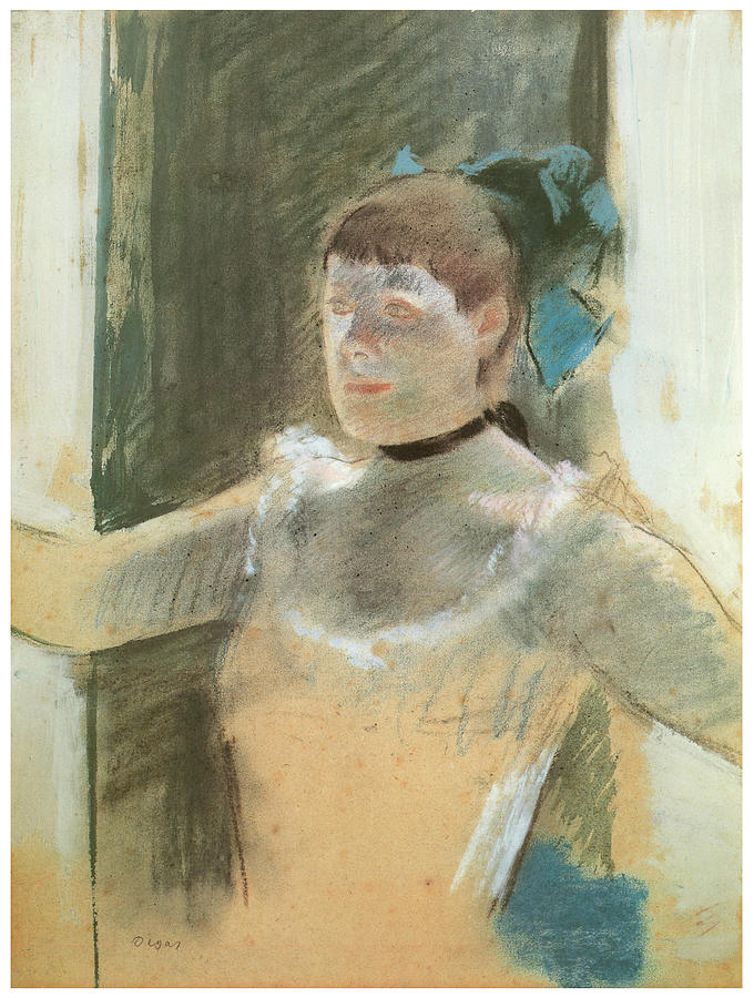 Edgar Degas Painting - Study for Bust of a Dancer by Edgar Degas