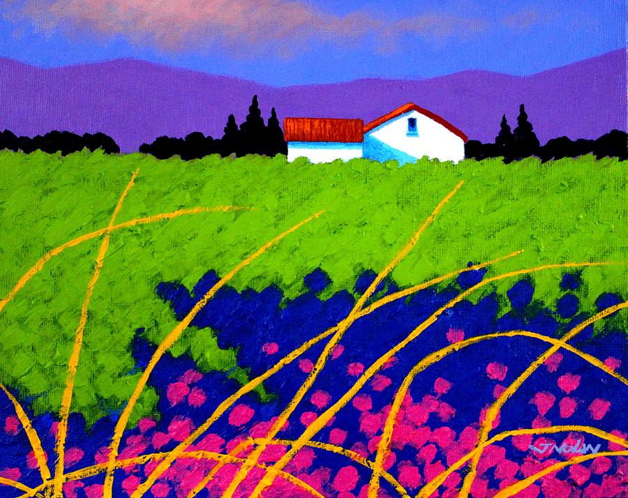 Lavender Painting - Study For Provence Painting by John Nolan Lavender Painting - Study For Provence Painting by John Nolan