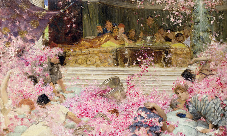 Study for The Roses of Heliogabulus Painting by Lawrence Alma-Tadema