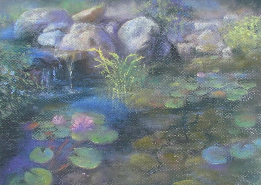 Study for Water Garden Pastel by Bill Puglisi