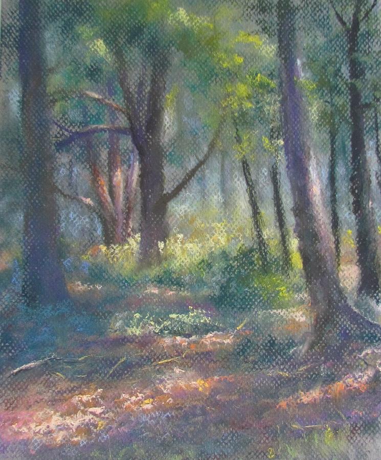 Study for Woodland Interior Pastel by Bill Puglisi
