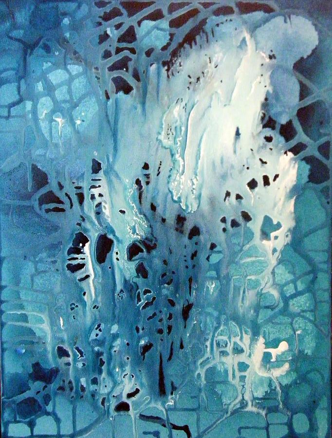 Study in Blue Painting by Terry Honstead