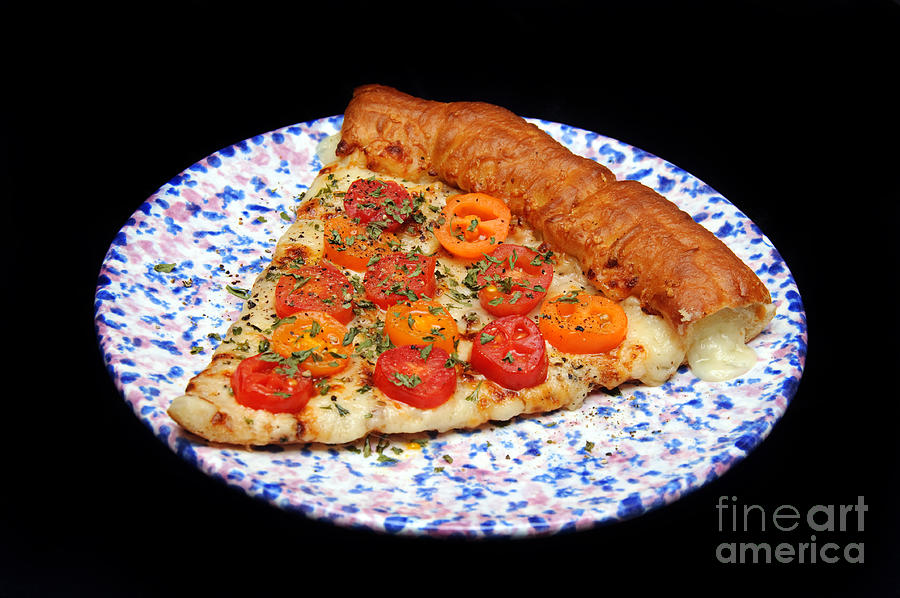 Stuff Crust Cherry Tomato Alfredo Pizza Photograph by Andee Design